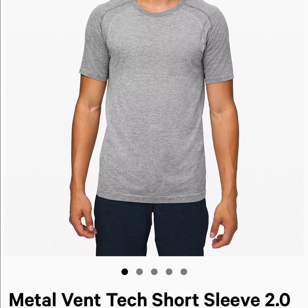 Mens Lululemon Metal Vent Tech Short Sleeve 2.0